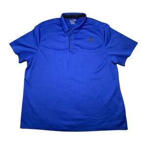 Reebok Men's 3XL Blue Performance Polo Shirt Golf Athletic Big and Tall EUC